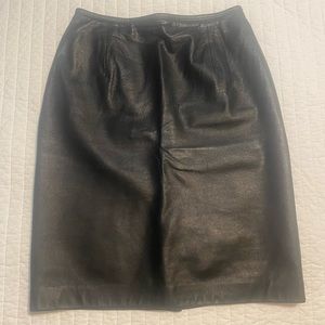 Ralph Lauren Leather skirt